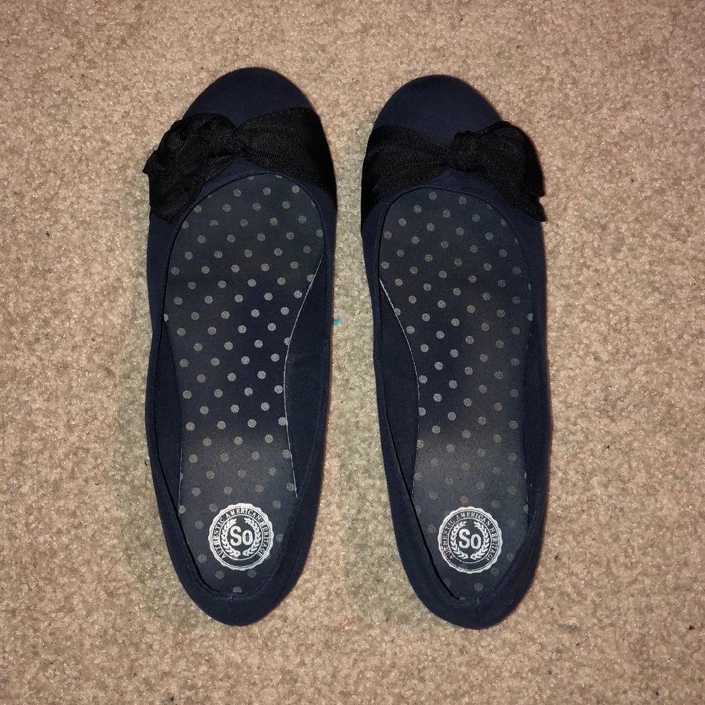 Navy Blue Flats